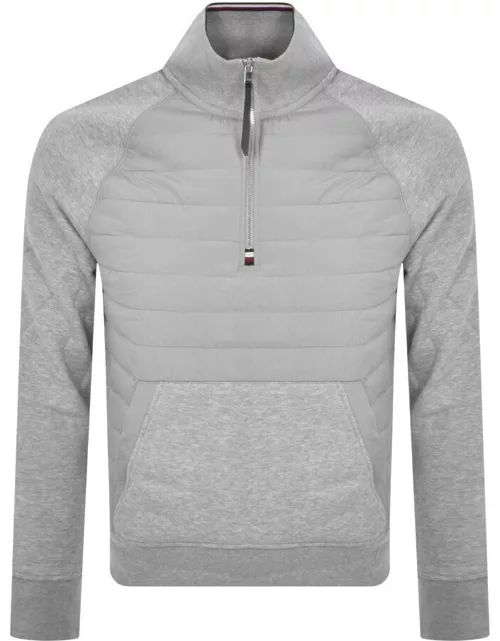 Tommy Hilfiger Mix Media Sweatshirt Grey