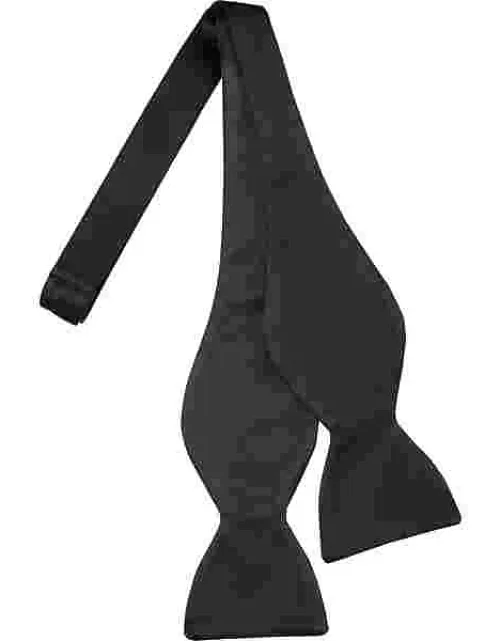 Pronto Uomo Men's Self-Tie Bow Tie Black