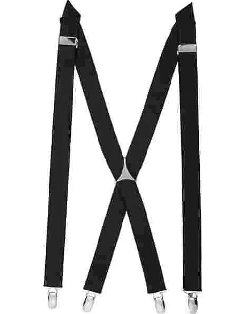 Egara Men's Clip Suspenders Black