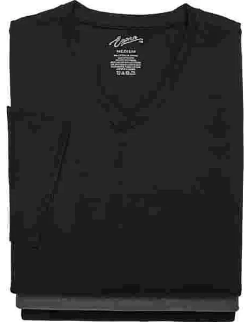 Egara Men's Slim Fit V-Neck T-Shirt, 3-Pack Multi