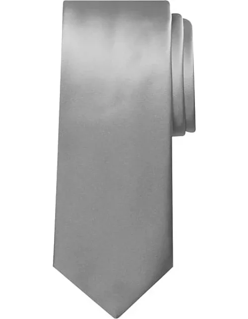 Egara Men's Skinny Solid Tie Eucalyptu