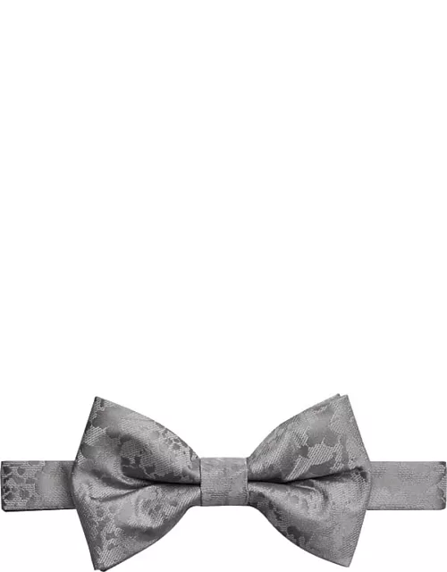 Egara Men's Pre-Tied Bow Tie Silver