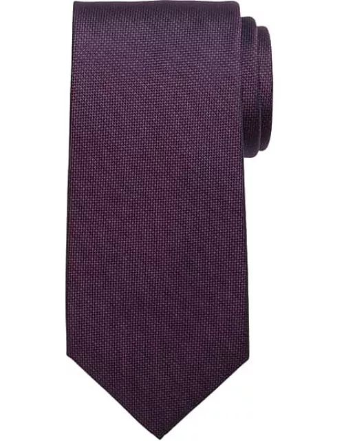Calvin Klein Big & Tall Men's Solid Tie Purple
