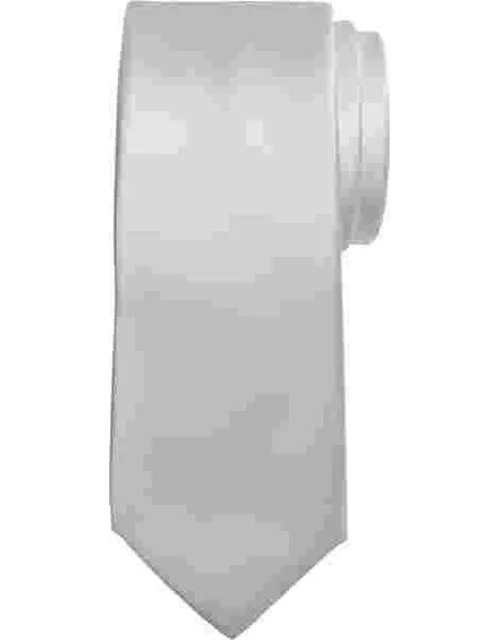 Egara Men's Skinny Tie White