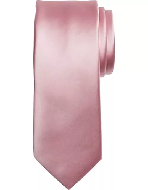 Egara Big & Tall Men's Skinny Tie Pink