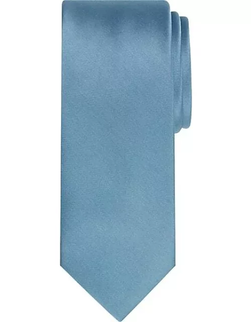 Egara Men's Skinny Tie Soft Chambray