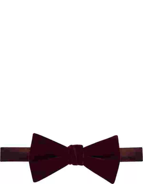 Calvin Klein Men's Pre-Tied Bow Tie Burgundy