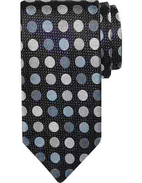 Joseph Abboud Men's Narrow Tie Dots Black