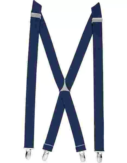 Egara Men's Clip Suspenders Blue