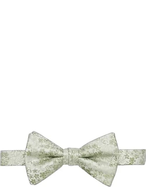 Egara Men's Pre-Tied Floral Bow Tie Green