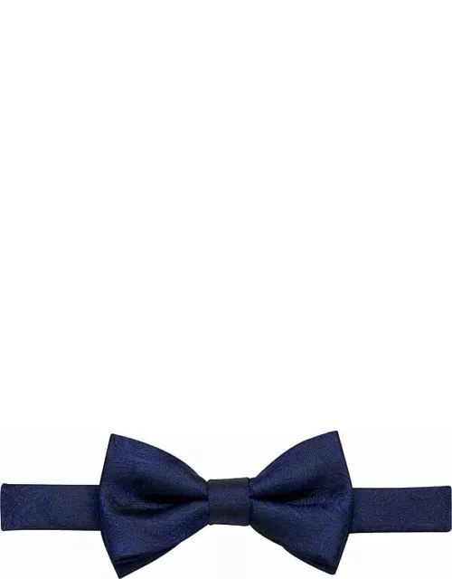 Egara Men's Tonal Paisley Bow Tie Dark Blue
