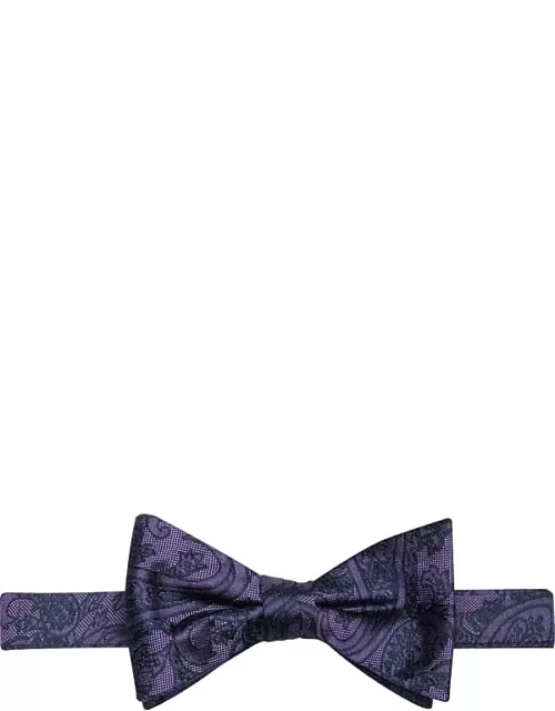 Pronto Uomo Men's Pre-Tied Bow Tie Purple
