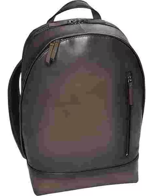 Pronto Uomo Men's Leather Backpack Black