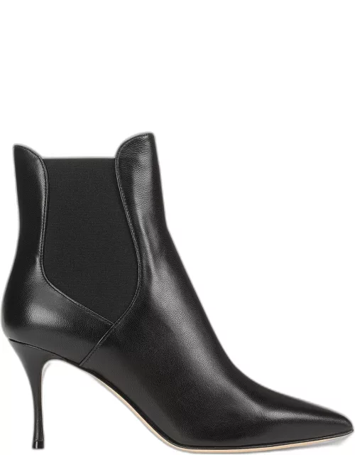 Leather Chelsea Stiletto Ankle Bootie