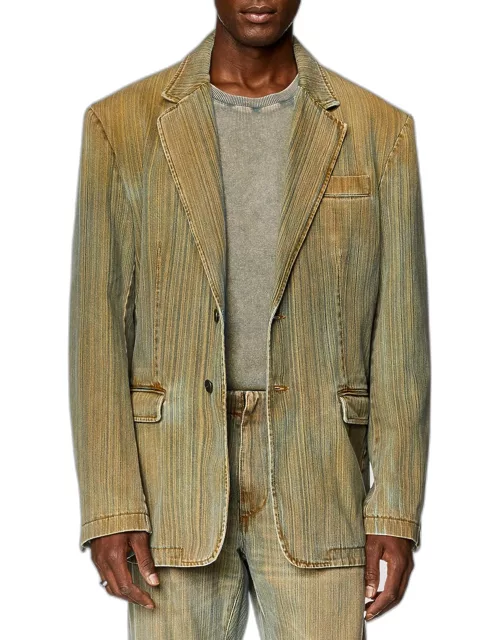 Men's Heat-Sealed Denim Jacket