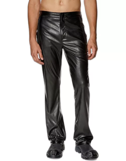 Men's P-Nes Slim Second-Skin Patent Trouser