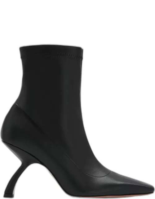 Merlin Vegan-Leather Zip Bootie