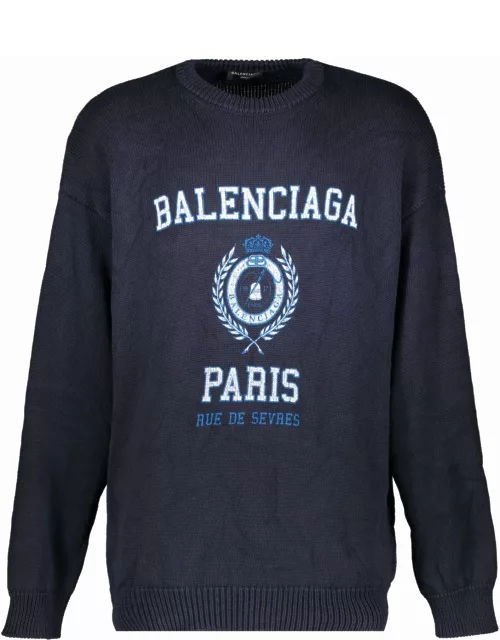Balenciaga Logo Crew-neck Sweater