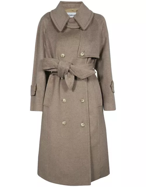 Dondup Double-breasted Wool Coat