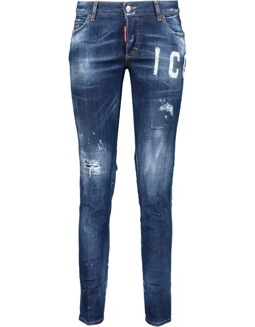 Dsquared2 Destroyed Straight Leg Jean