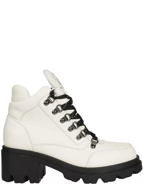 Emporio Armani Leather Lace-up Boot