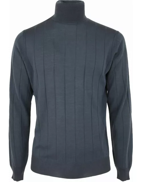 Filippo De Laurentiis Royal Merino Long Sleeves Turtle Neck Sweater