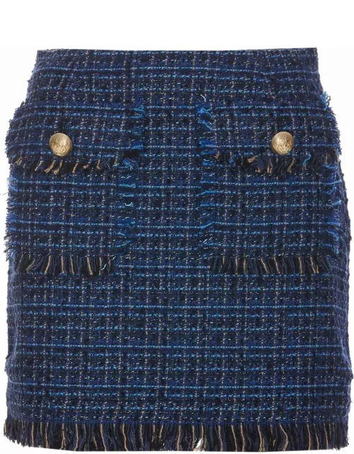 Liu-Jo Tweed Mini Skirt