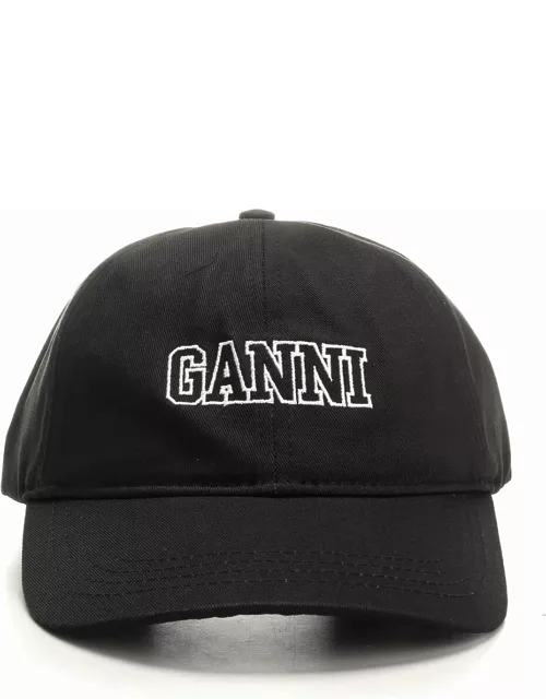 Ganni Signature Baseball Cap