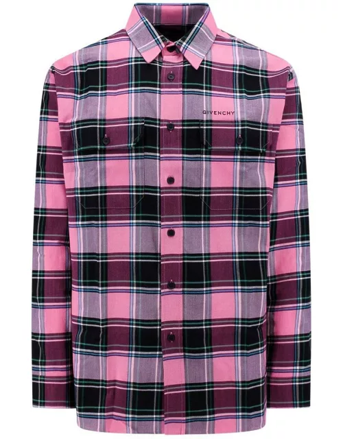 Givenchy Checked Buttoned Lumberjack Shirt