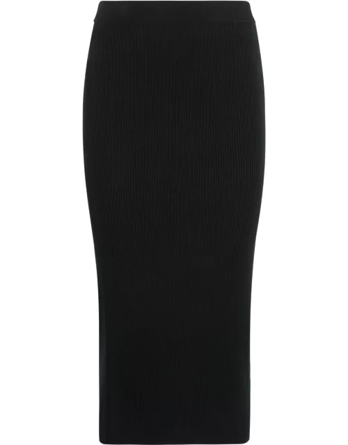 Michael Kors Collection Ribbed Knit Skirt