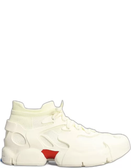 Camper Tossu Sneakers In White Synthetic Fiber