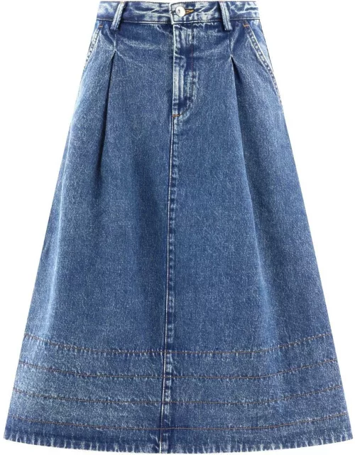 A.P.C. A-line Denim Skirt