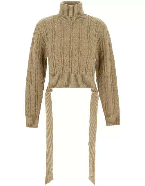 Maison Margiela Wool Blend Turtleneck Sweater