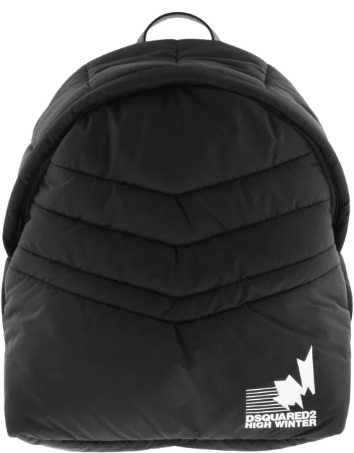 DSQUARED2 High Winter Backpack Black