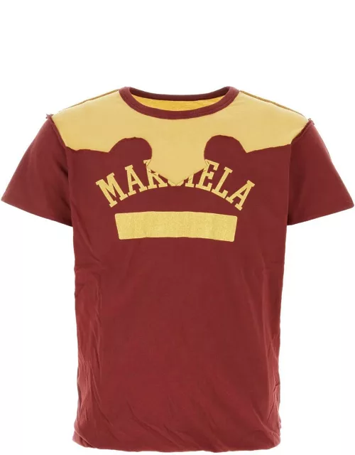 Maison Margiela Two-tone Cotton T-shirt