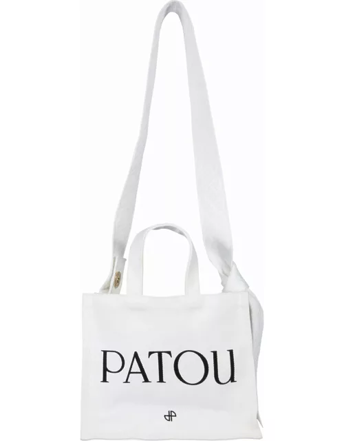 Patou Logo Print Tote Bag