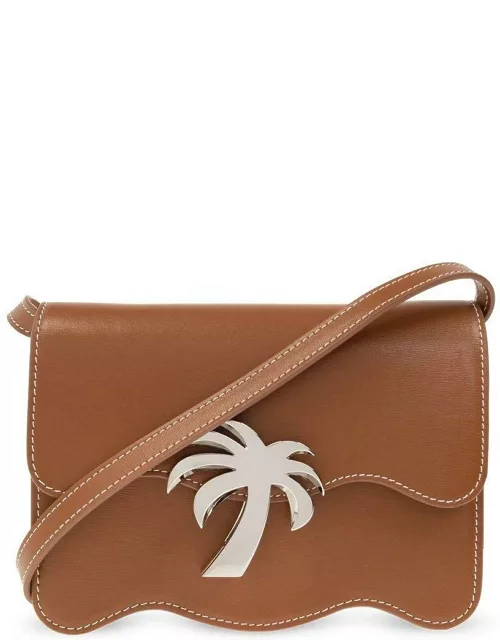 Palm Angels Palm Plaque Small Shoulder Bag