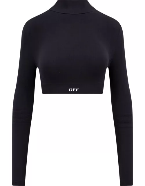 Off-White Off Stamp Seam Long Sleeves Top