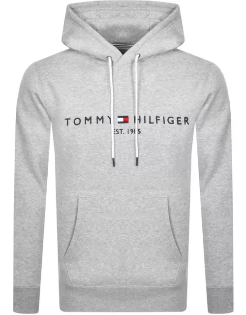 Tommy Hilfiger Logo Hoodie Grey
