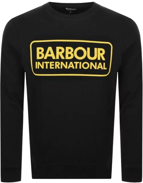 Barbour International Crew Neck Sweatshirt Black