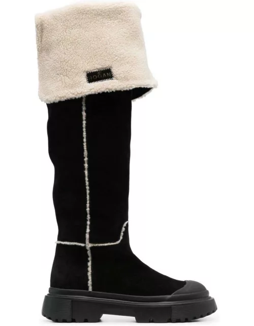 Hogan Fur Detailed Boot