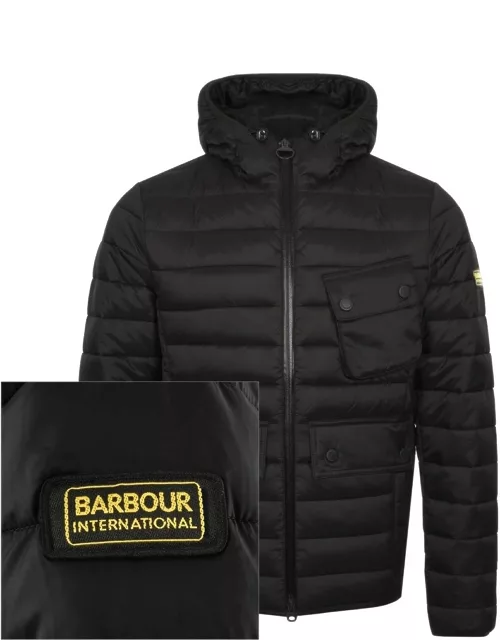 Barbour International Quilted Ouston Jacket Black