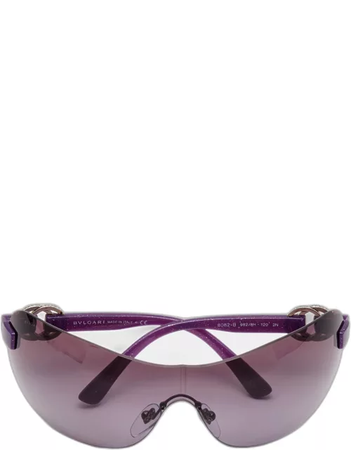 Bvlgari Purple Gradient 8082-B Shield Sunglasse