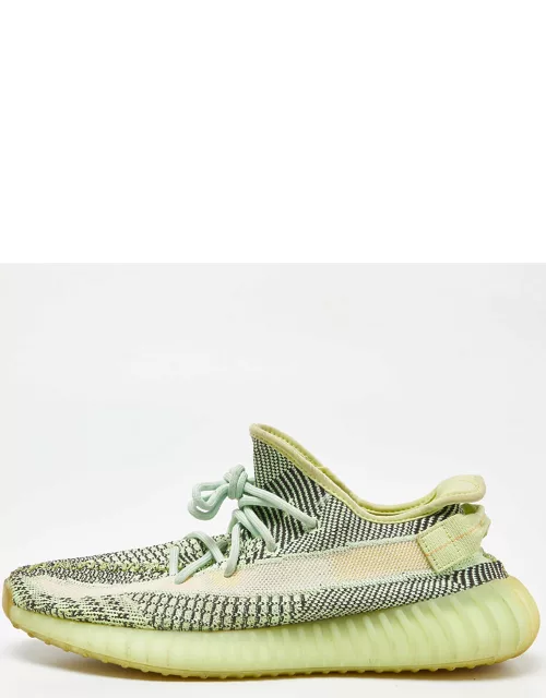 Yeezy x Adidas Green Knit Fabric Boost 350 V2 Yeezreel Non-Reflective Sneaker