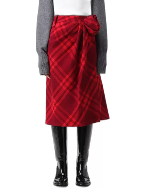 Skirt BURBERRY Woman colour Red