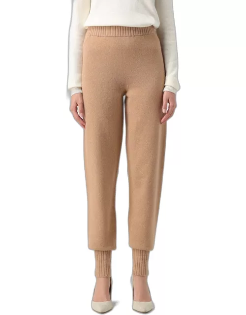 Trousers TWINSET Woman colour Brown