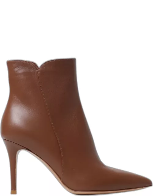 Flat Ankle Boots GIANVITO ROSSI Woman colour Leather