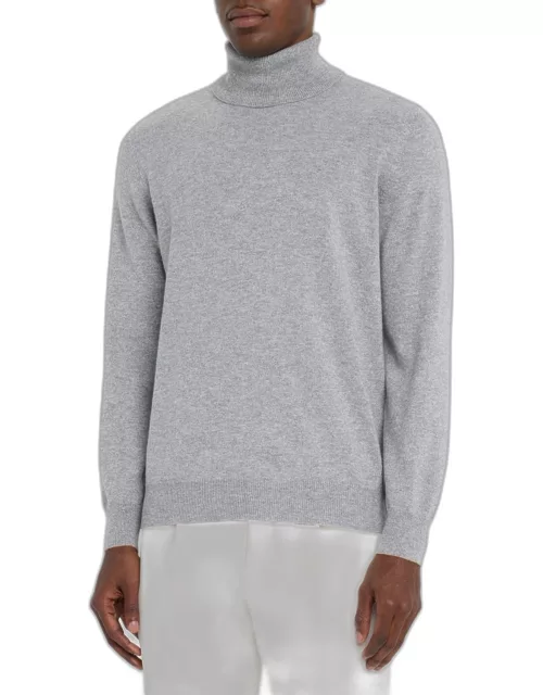 Men's Cashmere Turtleneck Sweater