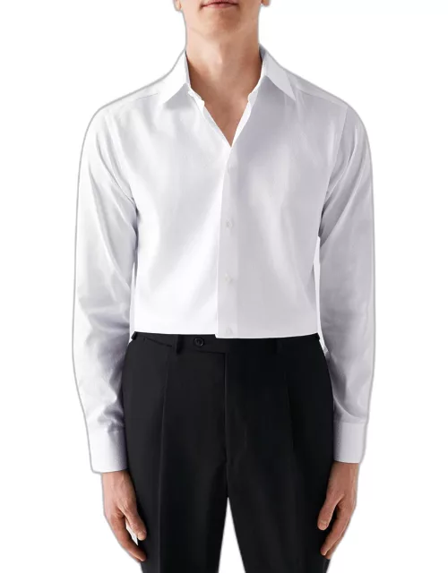 Men's Slim Fit Cotton Twill Dress Shirt