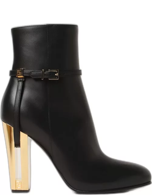 Flat Ankle Boots FENDI Woman colour Black